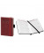 Buchkalender 02-0131, V-Book, bordeaux, 1 Woche / 2 Seiten, 9x14cm (A6), 2025