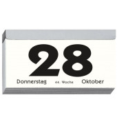 Tagesabreißkalender 312-0000, 1 Tag / 1 Seite, 11x6cm, 2026