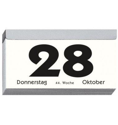 Tagesabreißkalender 312-0000, 1 Tag / 1 Seite, 11x6cm, 2026