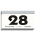 Tagesabreißkalender 312-0000, 1 Tag / 1 Seite, 11x6cm, 2026