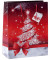 Geschenktasche GT022, Weihnachten, Sparkling Tree, mit Glanzlackierung und Geschenkanhänger, Sparkling Tree, 260mm x 330mm