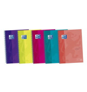 Collegeblock 400088285 European Book, kariert / kariert Rand beidseitig, A6+, 90g, sortiert, 120 Blatt