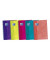 Collegeblock 400088285 European Book, kariert / kariert Rand beidseitig, A6+, 90g, sortiert, 120 Blatt