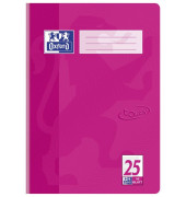 Schulheft 400104369 touch, Lineatur 25 / liniert mit wei&szlig;em Rand / keine, A4, 90g, pink, 16 Blatt / 32 Seiten
