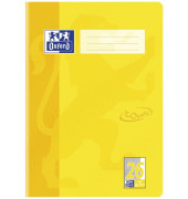 Schulheft 400104443 touch, Lineatur 26 / kariert mit wei&szlig;em Rand / keine, A4, 90g, gelb, 16 Blatt / 32 Seiten