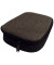 Federmappe Uni groß braun 23x17x6cm mit Innenklappe Polyester