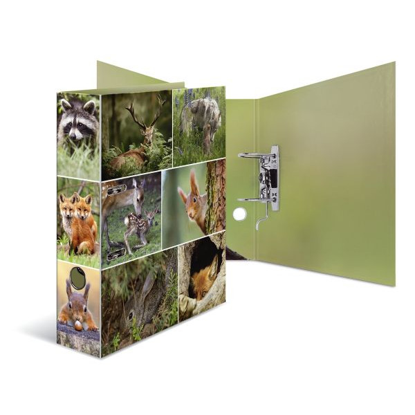 4008705072021 - Motivordner Motiv-Ordner Waldtiere Tiere Waldtiere 7202 A4 70mm breit 4008705072021 Herma