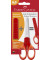 Kinderschere GRIP Schulschere, Edelstahl, rostfrei, 13,5cm, rot