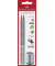 Bleistift-Set GRIP 2001 + Einfachspitzer, 183797, Härte B, silber