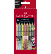 Buntstifte Colour Grip 12-farbig sortiert neon/pastell/metallic 7 x 175mm