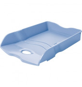 Briefablage LOOP 10290-84 A4 / C4 eisblau Kunststoff stapelbar