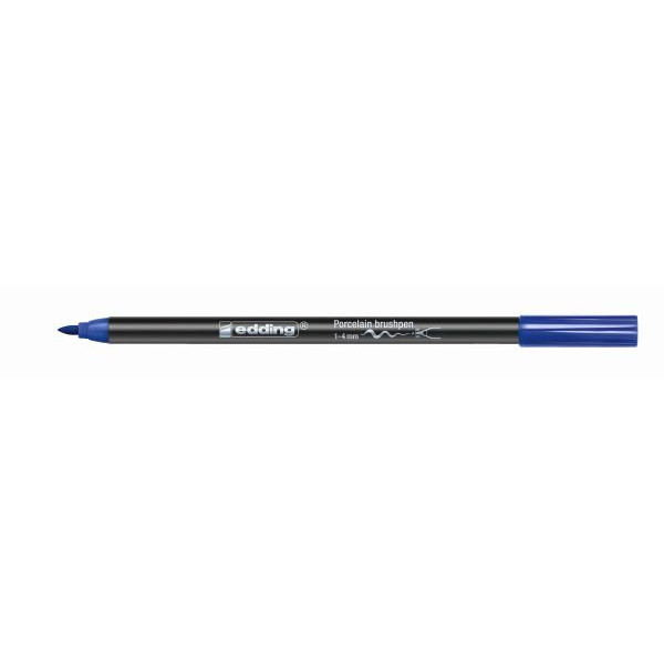 4004764927869 - 4200 Porzellan-Pinselstift  - blau 1 - 4 mm 4004764927869 Edding