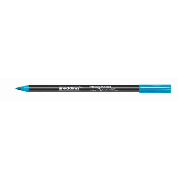 4004764927920 - 10 x edding Porzellan-Pinselstift edding 4200 1-4mm hellblau