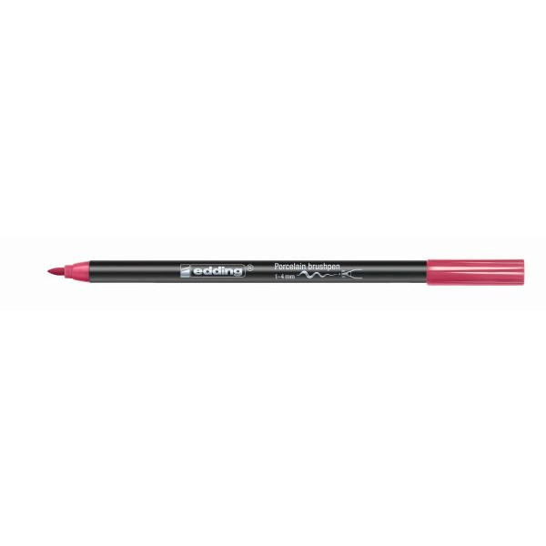 4004764988570 - 10 x edding Porzellan-Pinselstift edding 4200 1-4mm karminrot
