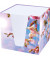 Zettelbox 46736, Rotkehlchen, 9,5x9,5x9,5cm, weiß, Karton, inkl.: 900 Notizzettel