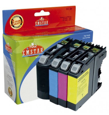 Druckerpatrone B85 (kompatibel zu brother LC-223VALBPDR), schwarz/cyan/magenta/gelb, ca. 4 x 550 Seiten