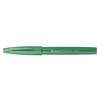 Faserschreiber Sign Pen Brush - Pinselspitze, grün