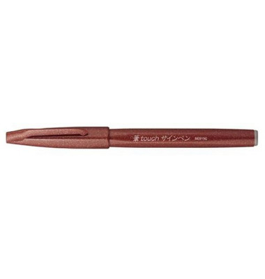 Faserschreiber Sign Pen Brush - Pinselspitze, braun
