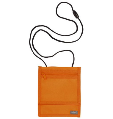 Brustbeutel Style up - 16 x 13 cm, orange