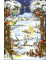 Adventskalender 66 Karten Winterlandschaft