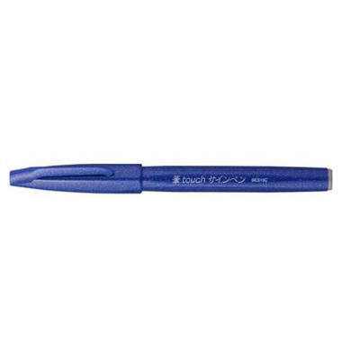 PENTEL SES15C-C BrushPen Faserschreiber  blau