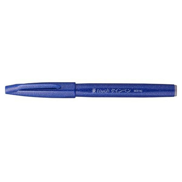 10 Stück Pentel SES15C-C BrushPen Faserschreiber  blau 4902506287076 Pentel