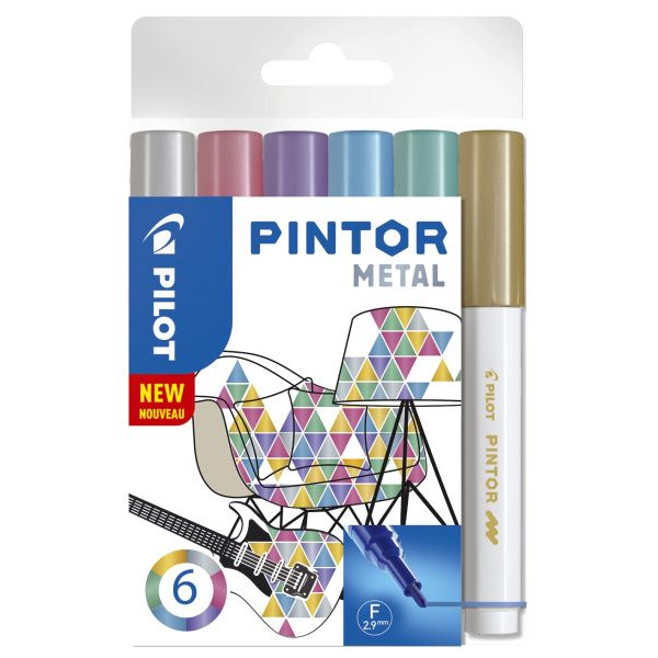 3131910517443 - Kreativmarker Pintor Metallic - F 6 Stück sortiert 3131910517443 6 Stück 3131910517443 - Kreativmarker Pintor Metallic - F 6 Stück sortiert 3131910517443 6 Stück