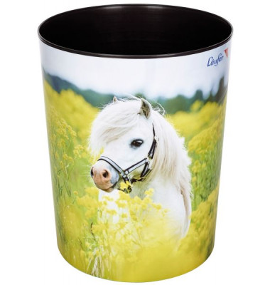 Papierkorb - 13 L, Pferd im Rapsfeld Papierkorb - 13 L, Pferd im Rapsfeld
