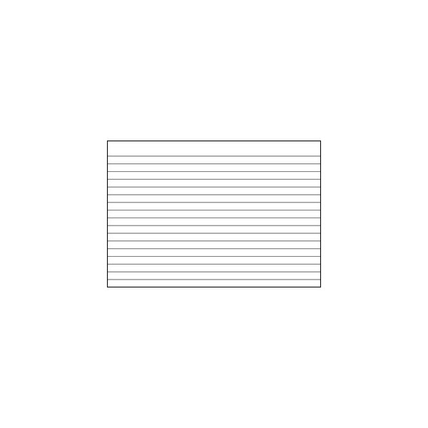 4003273013575 - Karteikarten 102250100 weiß A5 liniert 180g  4003273013575 100 Stück
