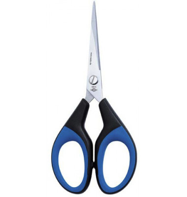 Schere Soft Cut 15,2cm Rechts-und Linksh.schwarz/blau