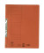 Einhakhefter 100551888, A4 orange ganzer Vorderdeckel, Karton 250g