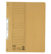 Einhakhefter 100551892, A4 gelb halber Vorderdeckel, Karton 250g