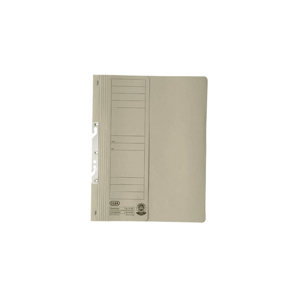 4002030221086 - Einhakhefter 100551894 A4 grau halber Vorderdeckel Karton 250g 4002030221086 Elba