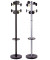 Garderobenständer STAN3 PMSTAN3M, mit 8 Haken, mit Schirmständer, Metall, grau