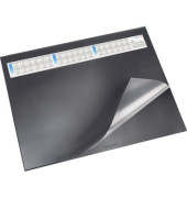 Schreibunterlage Durella DS 44536 mit Kalenderstreifen schwarz 53x40cm Kunststoff