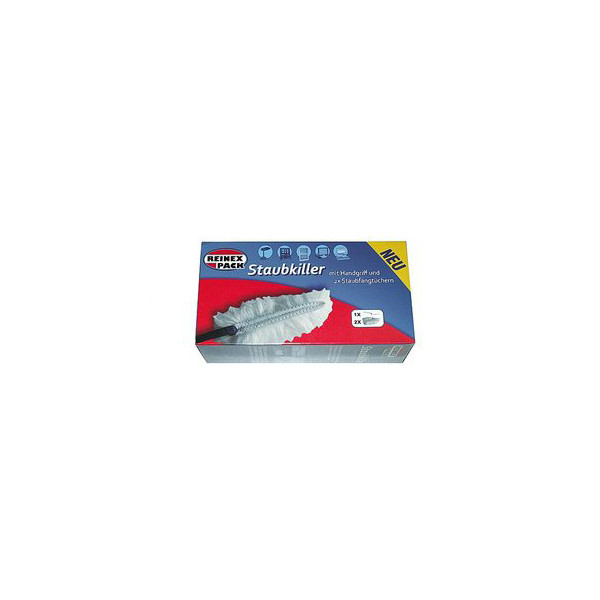 4068400081735 - Staubwedel Staubkiller mit Handgriff inkl 2 Staubtücher 4068400081735 - Staubwedel Staubkiller mit Handgriff inkl 2 Staubtücher