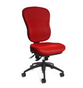 Bürostuhl Wellpoint 30 SY, rot / schwarz, bis 110kg