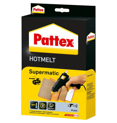 HENKEL 9H PXP06 Supermatic Heißklebepistole Pattex schw. HENKEL 9H PXP06 Supermatic Heißklebepistole Pattex schw.