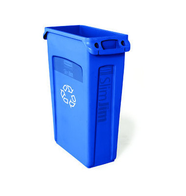 SlimJimContainer 87L Lüftungsk blau Recycl-Logo 51x28x76