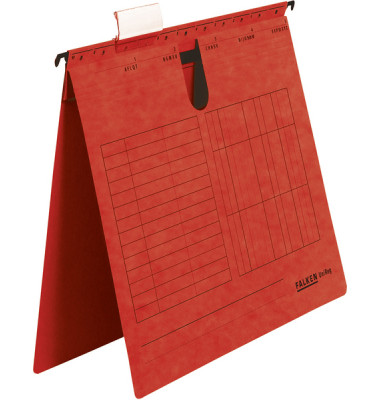 Hängehefter UNIREG 80002744, A4 rot Recyclingkarton 230g