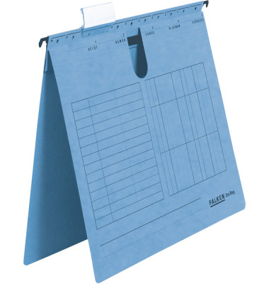 Hängehefter UNIREG 80002702, A4 blau Recyclingkarton 230g