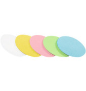 Moderationskarten 7-254199, Ø 11x19cm, oval, 115g, farbig sortiert 
