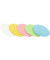 Moderationskarten 7-254199, Ø 11x19cm, oval, 115g, farbig sortiert 