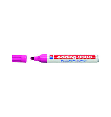 Permanentmarker 3300, 4-3300009, St&uuml;ck, rosa, 1-5mm Keilspitze