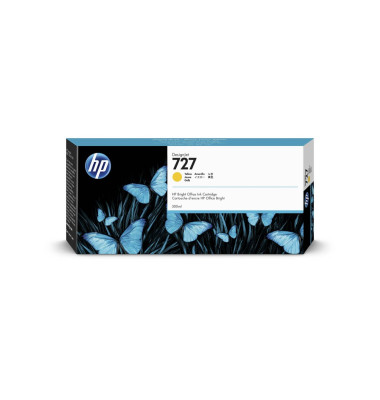 Druckerpatrone 727 F9J78A (727), gelb