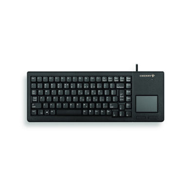 PC-Tastatur G84-5500LUMDE-2, mit Kabel (USB), mechanische Tasten, Touchpad, schwarz