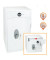 Tresor HS1092KD Diamond Deposit 149 l 295kg weiß mit Doppelbartschloss Stahl