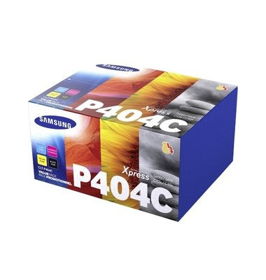 Samsung Toner Kombi-Pack P404C CLT-P404C/ELS Original Schwarz, Cyan, Magenta, Gelb 1500 Seite