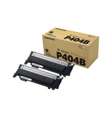 Samsung Toner 2er-Pack P404B CLT-P404B/ELS Original Schwarz 3000 Seiten