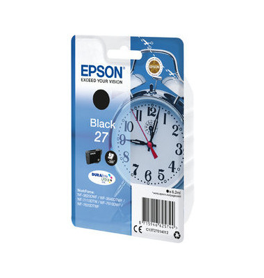 Epson Tinte T2701, 27 Original  Schwarz C13T27014012